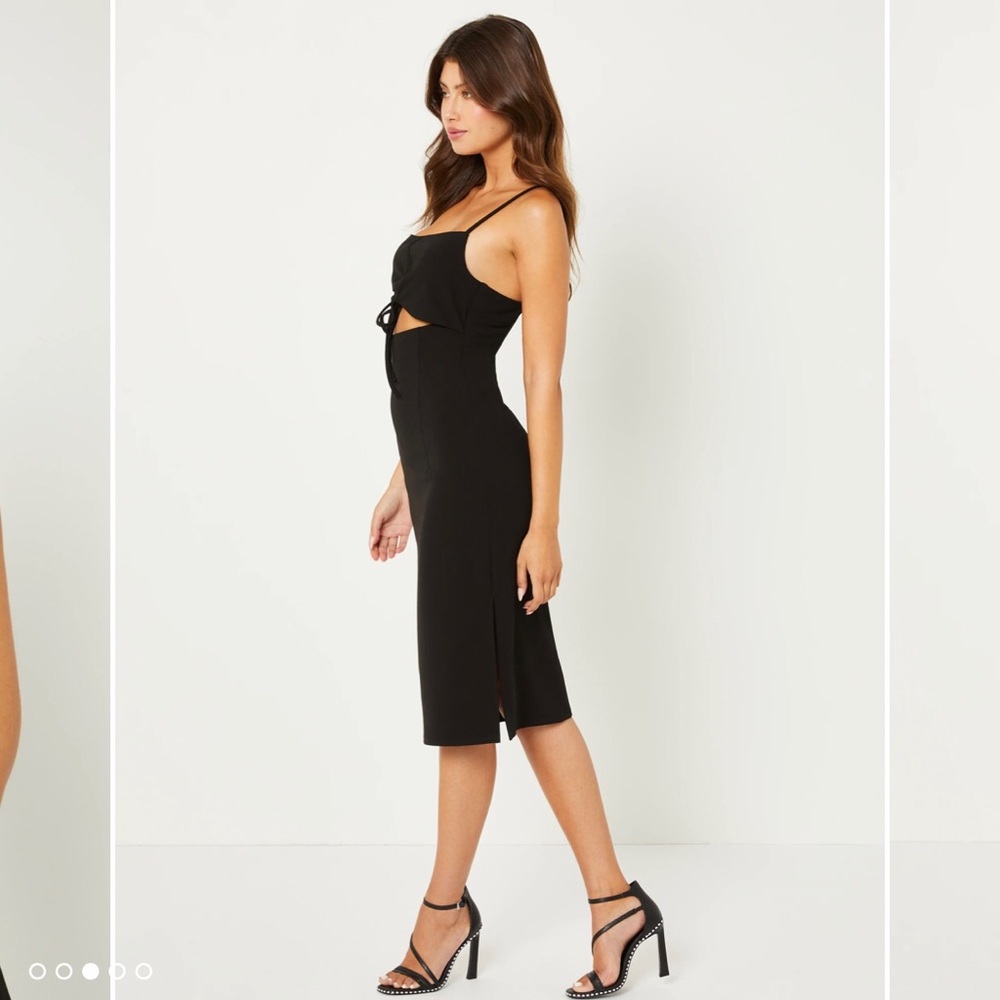 NWT-BCBGeneration Ribbed CutOut Dress - Picture 3 of 12